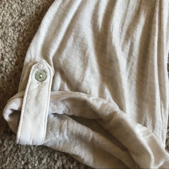 Anthropologie embroidered button-down, 3/4 sleeve - Picture 4 of 5